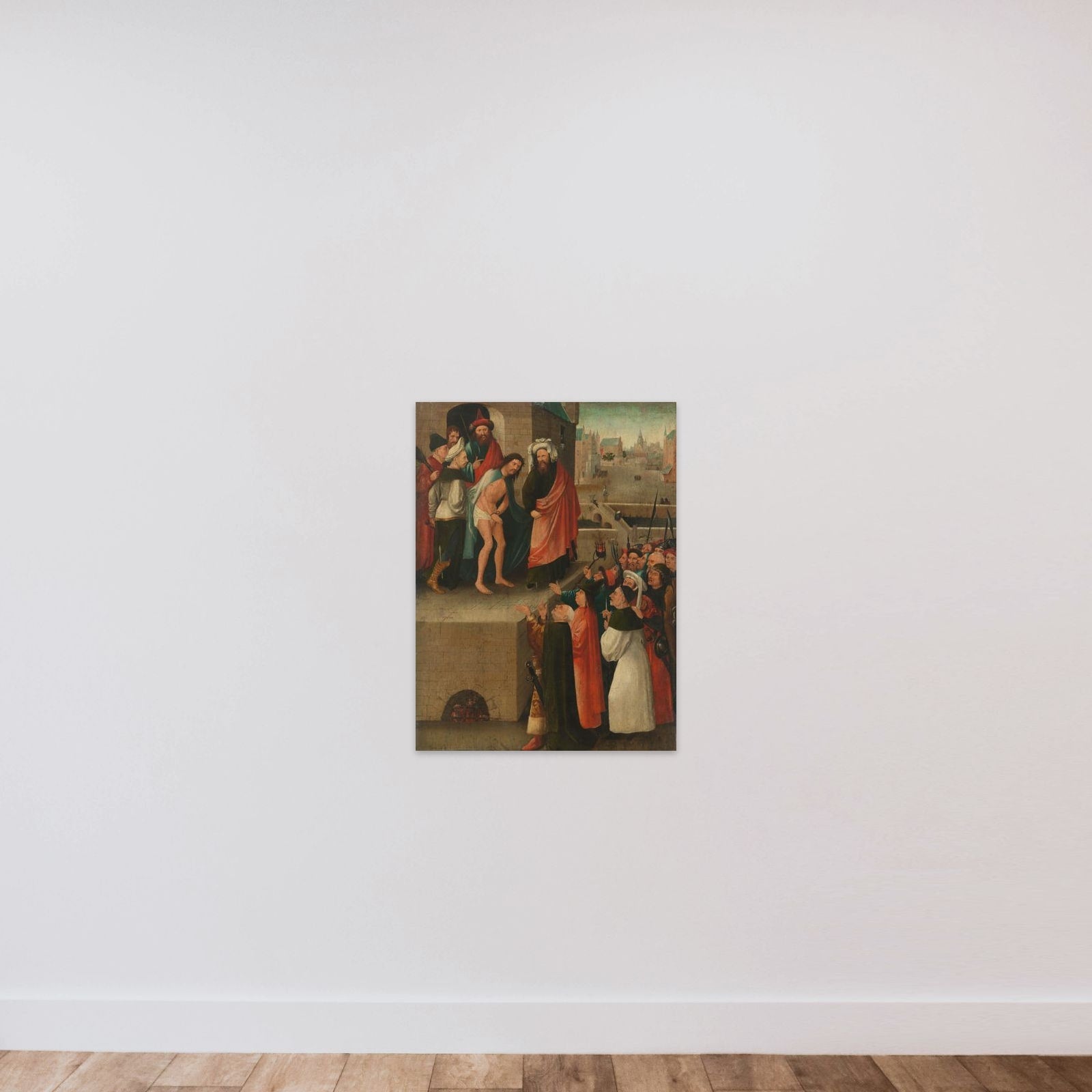 Ecce Homo unframed — shown to scale