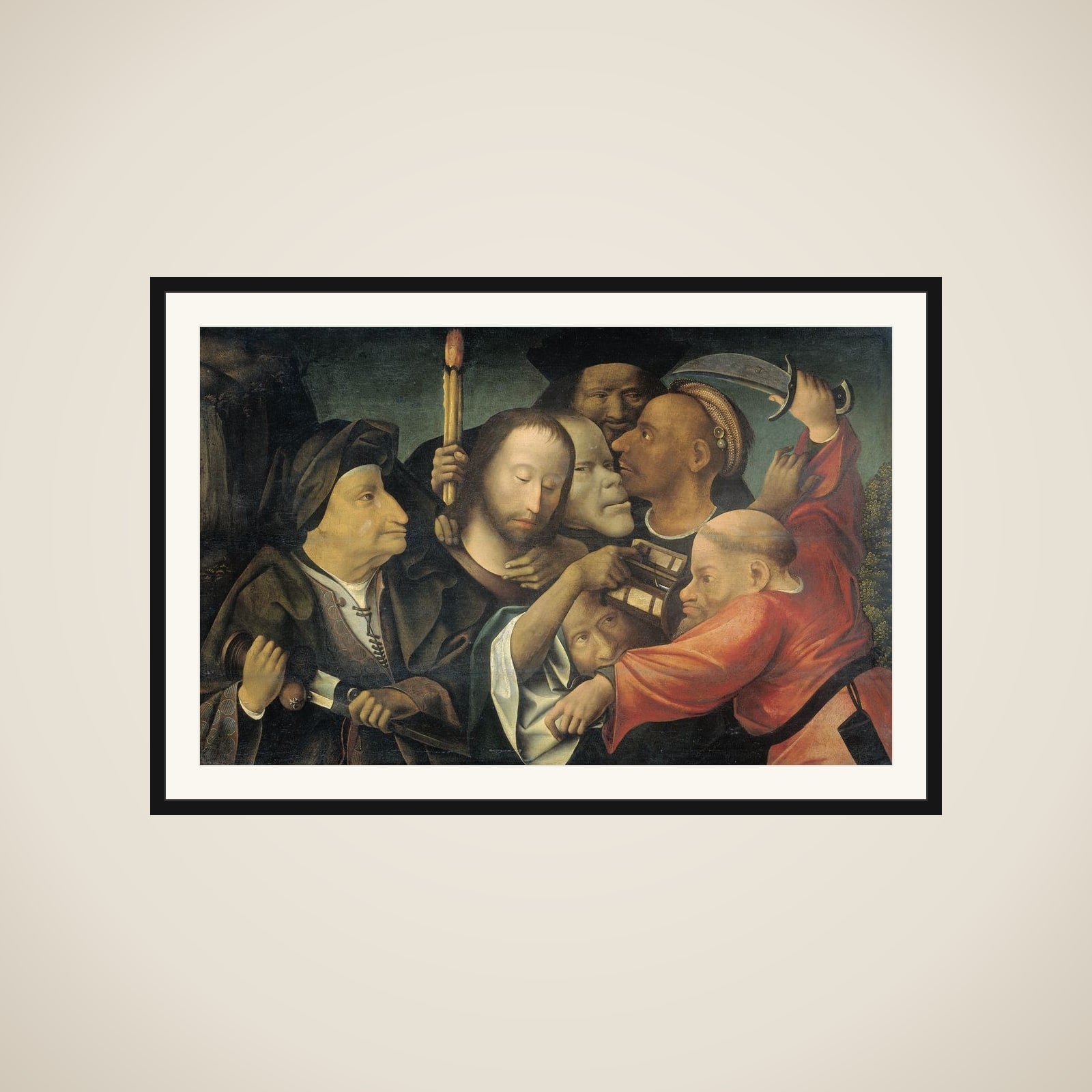 The Arrest of Christ framed