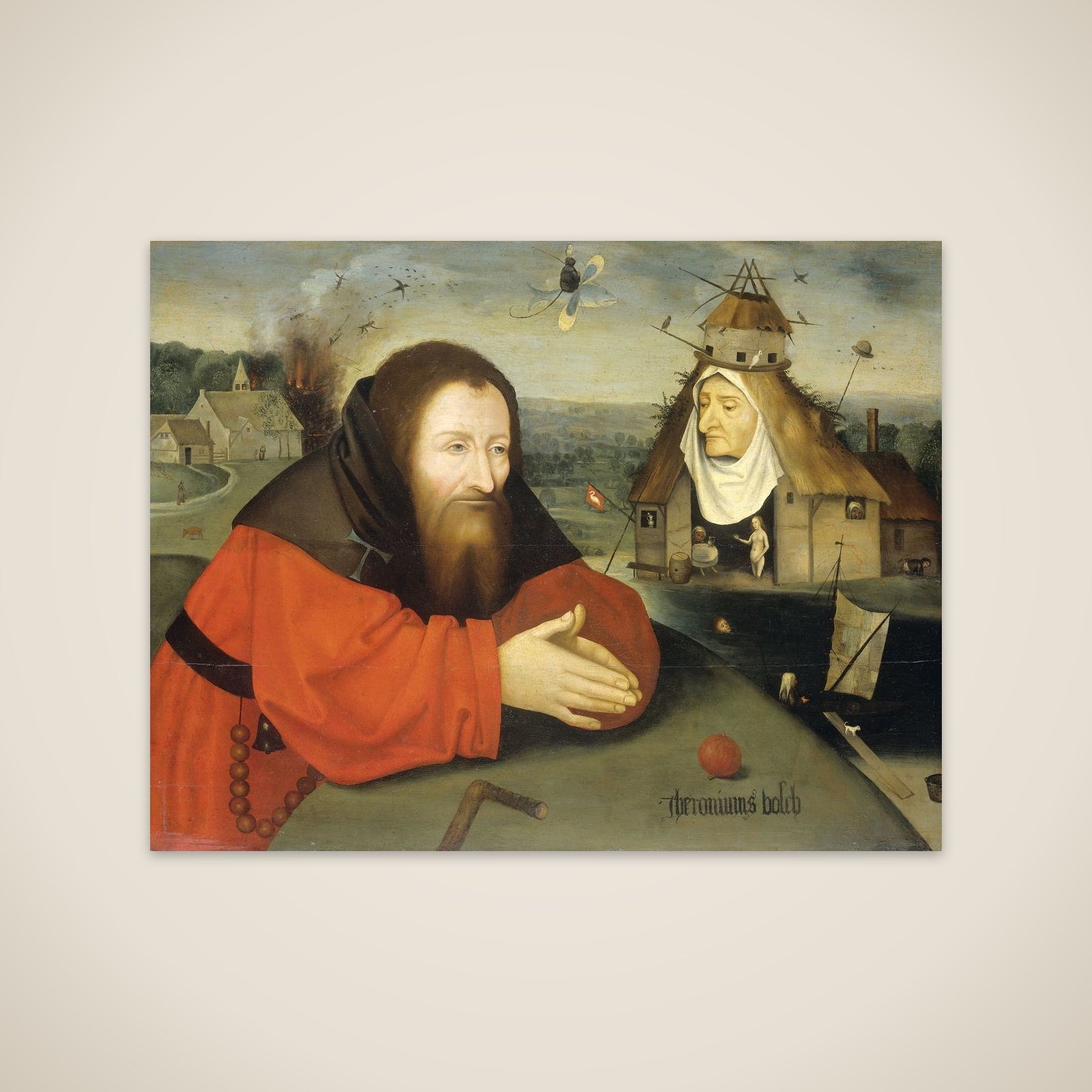 The Temptation of St Anthony unframed print