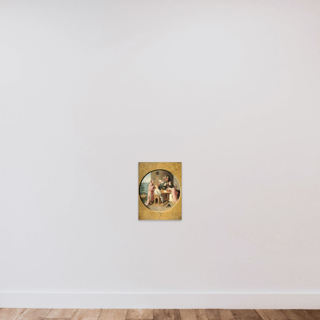 'Removing the Rocks in the Head' unframed — shown to scale