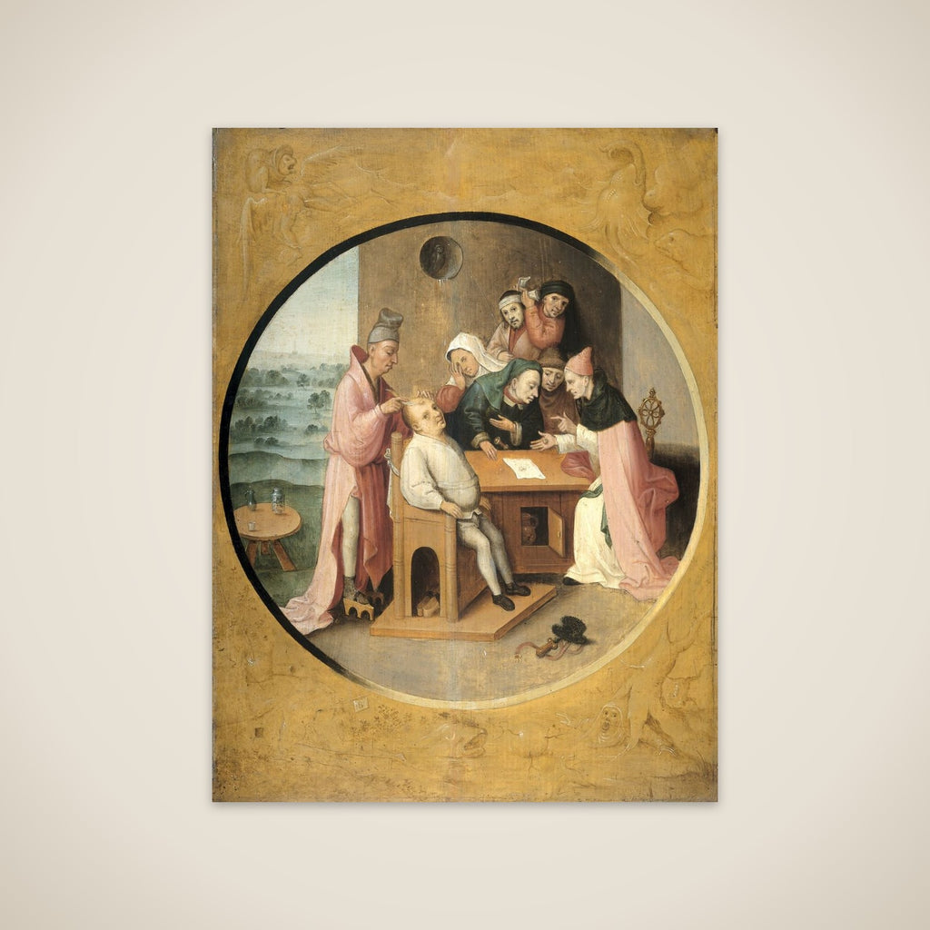 'Removing the Rocks in the Head' unframed print