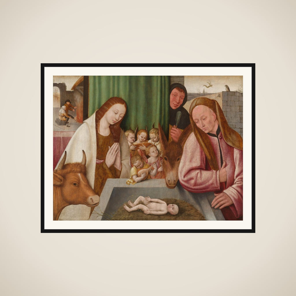 The Adoration of the Child framed