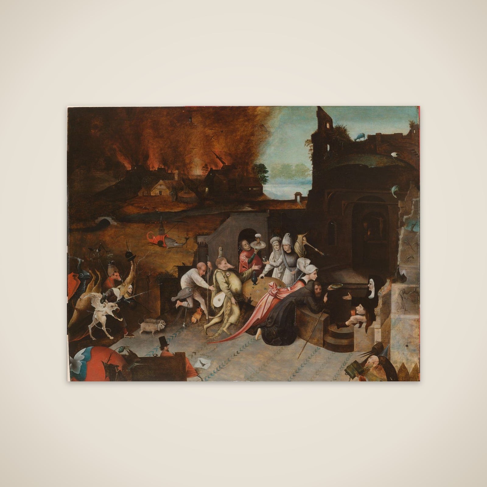 The Temptation of St Anthony unframed print