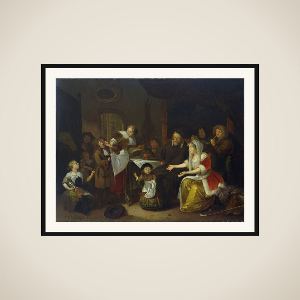 The Feast of St Nicholas framed