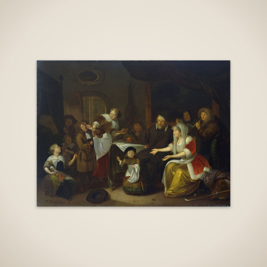 The Feast of St Nicholas unframed print
