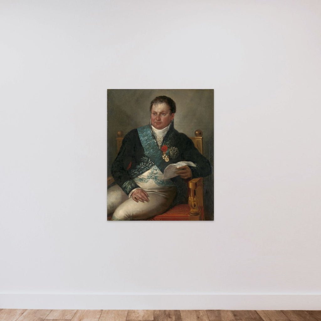 Isaac Jan Alexander Gogel (1765-1821). Minister of Finance unframed — shown to scale