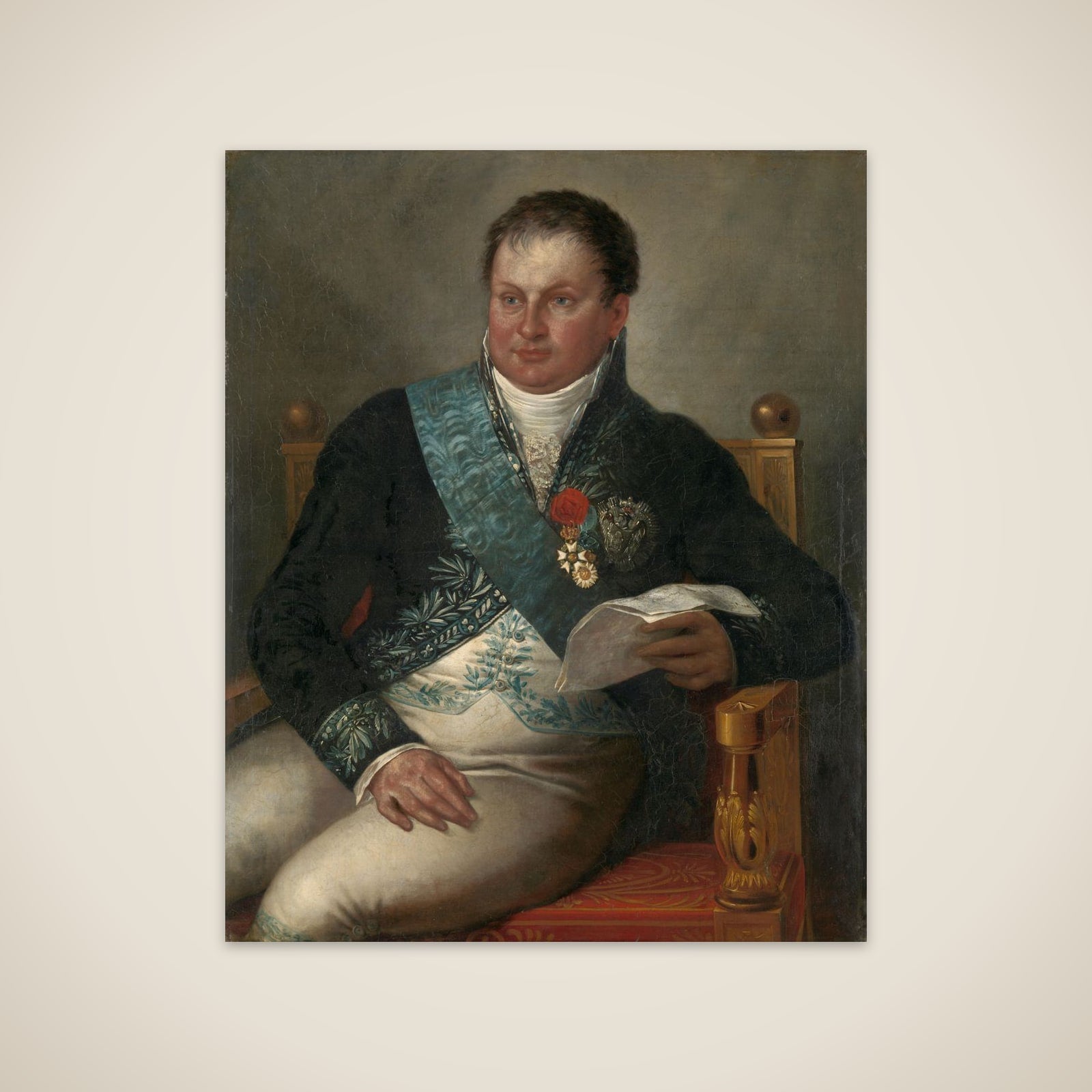 Isaac Jan Alexander Gogel (1765-1821). Minister of Finance unframed print