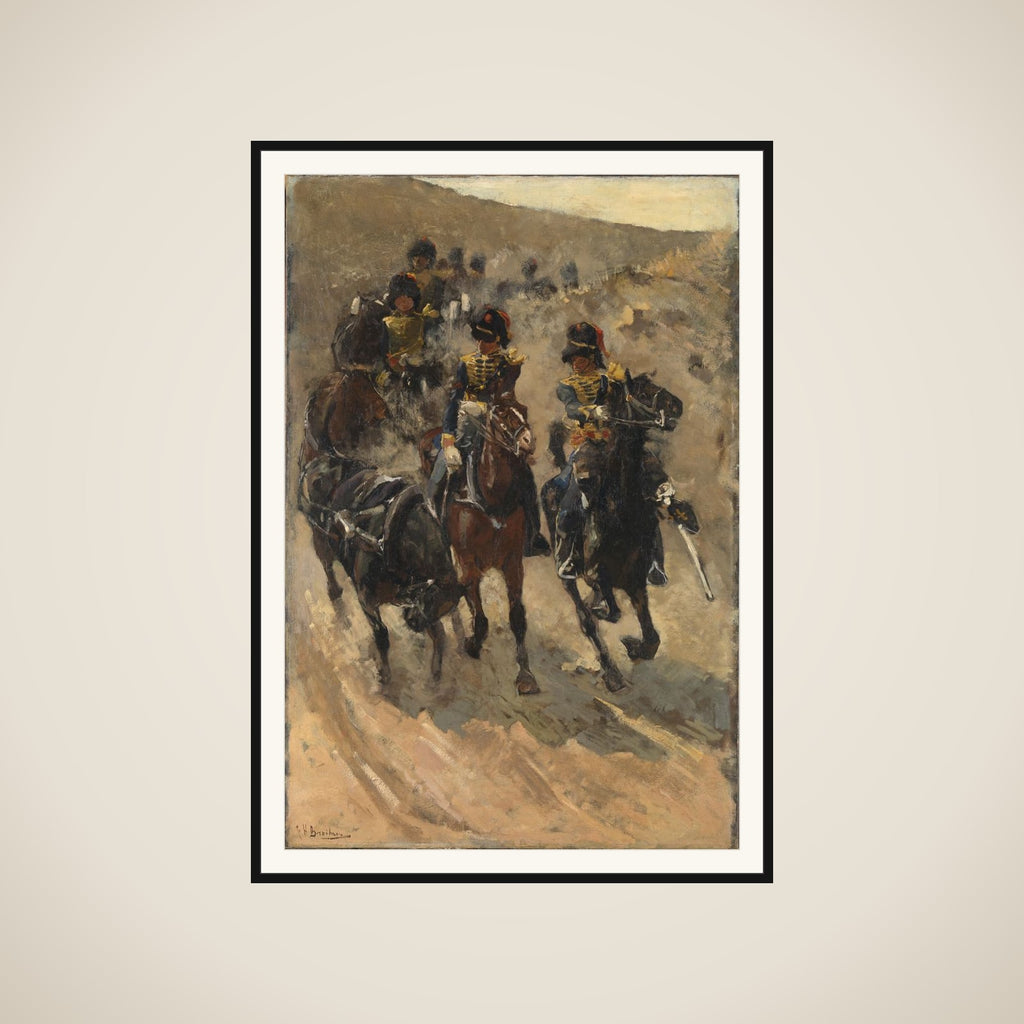 The Yellow Riders framed