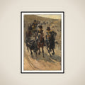 The Yellow Riders framed