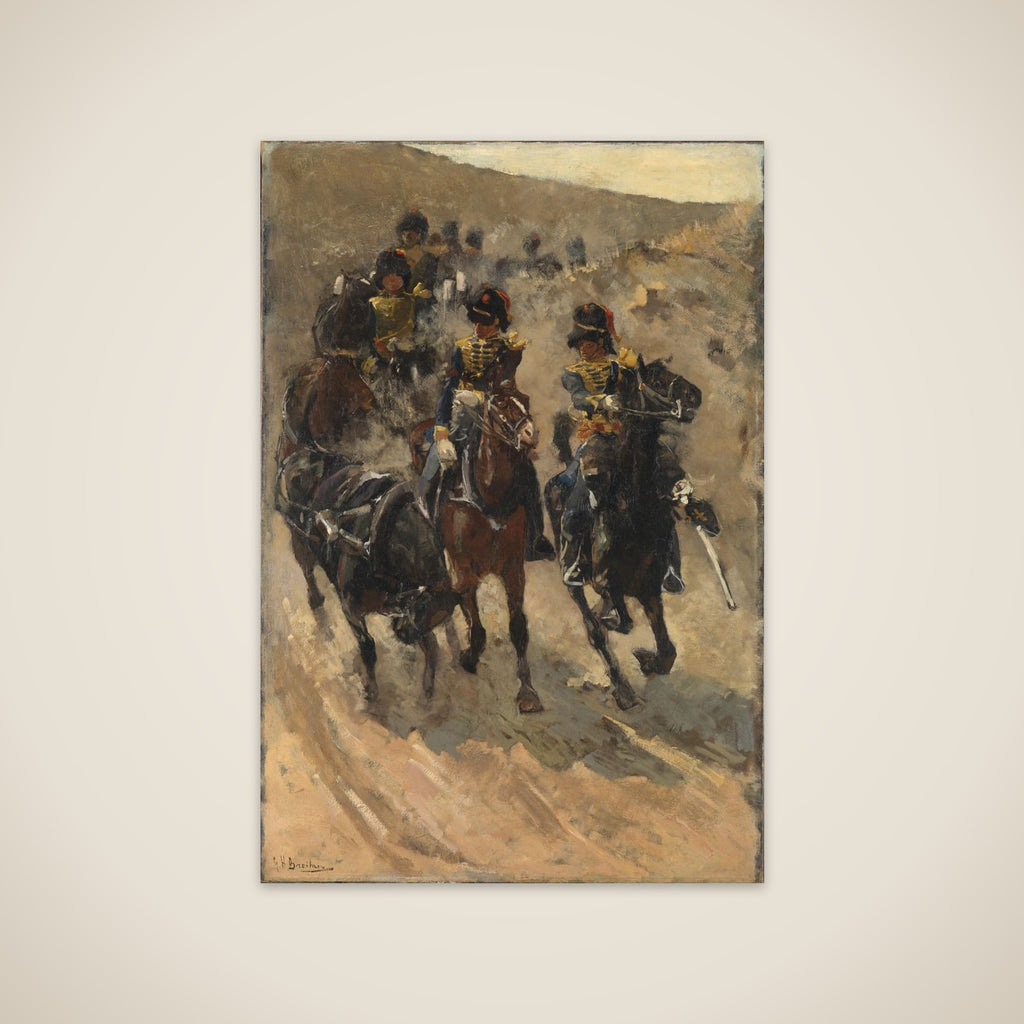 The Yellow Riders unframed print