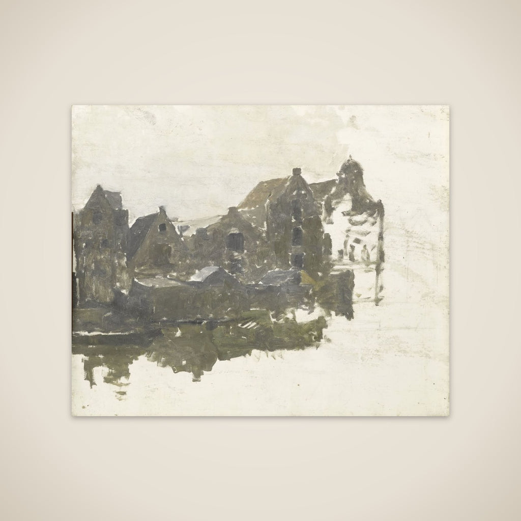 Warehouses on the Teertuinen on the Prinseneiland, Amsterdam unframed print