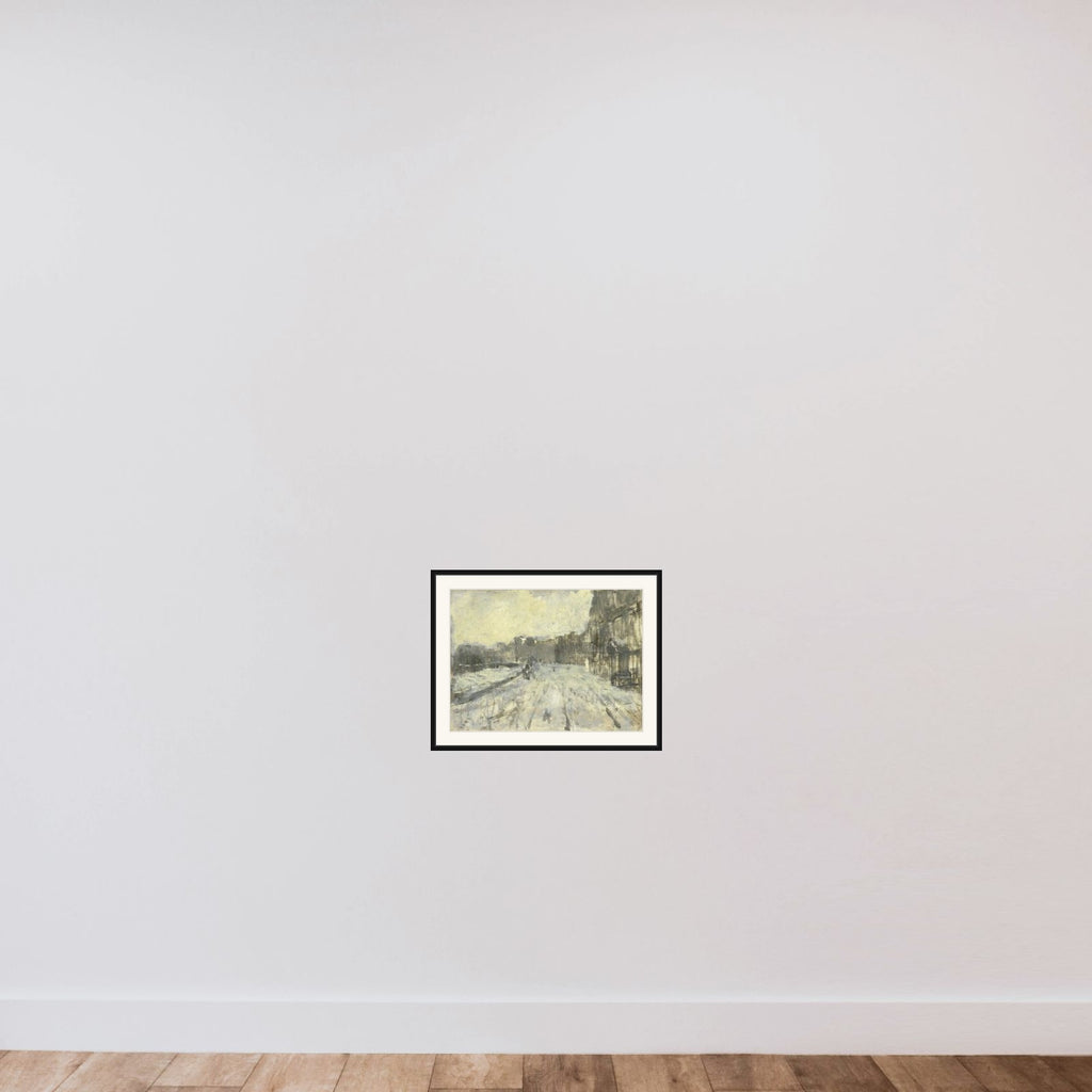 The Rokin, Amsterdam framed — shown to scale