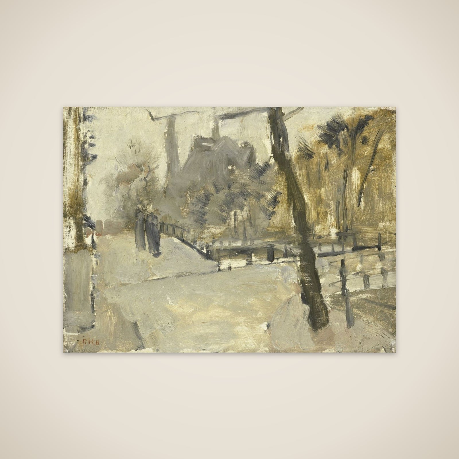 The Leidsegracht, Amsterdam unframed print