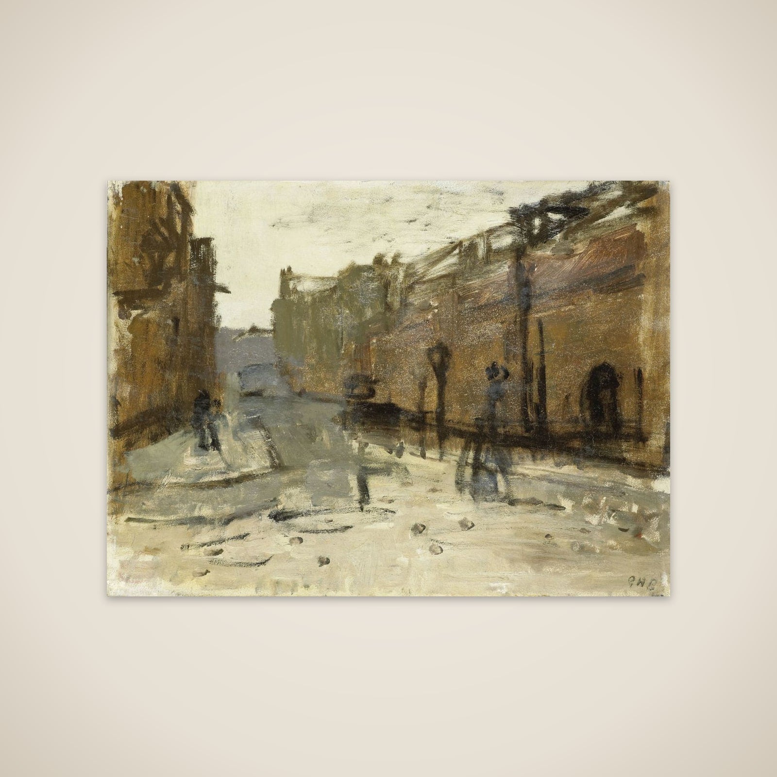 View in Amsterdam unframed print