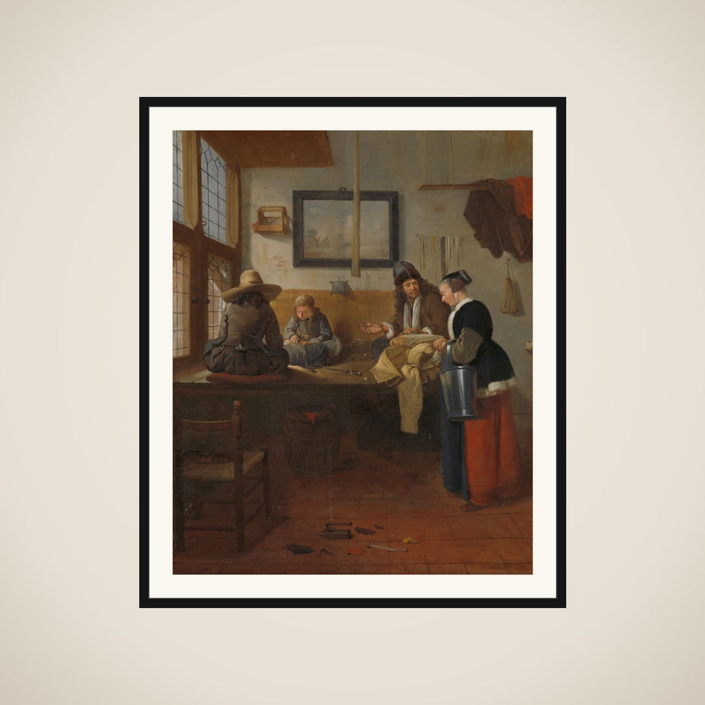 The Tailor's Workshop framed