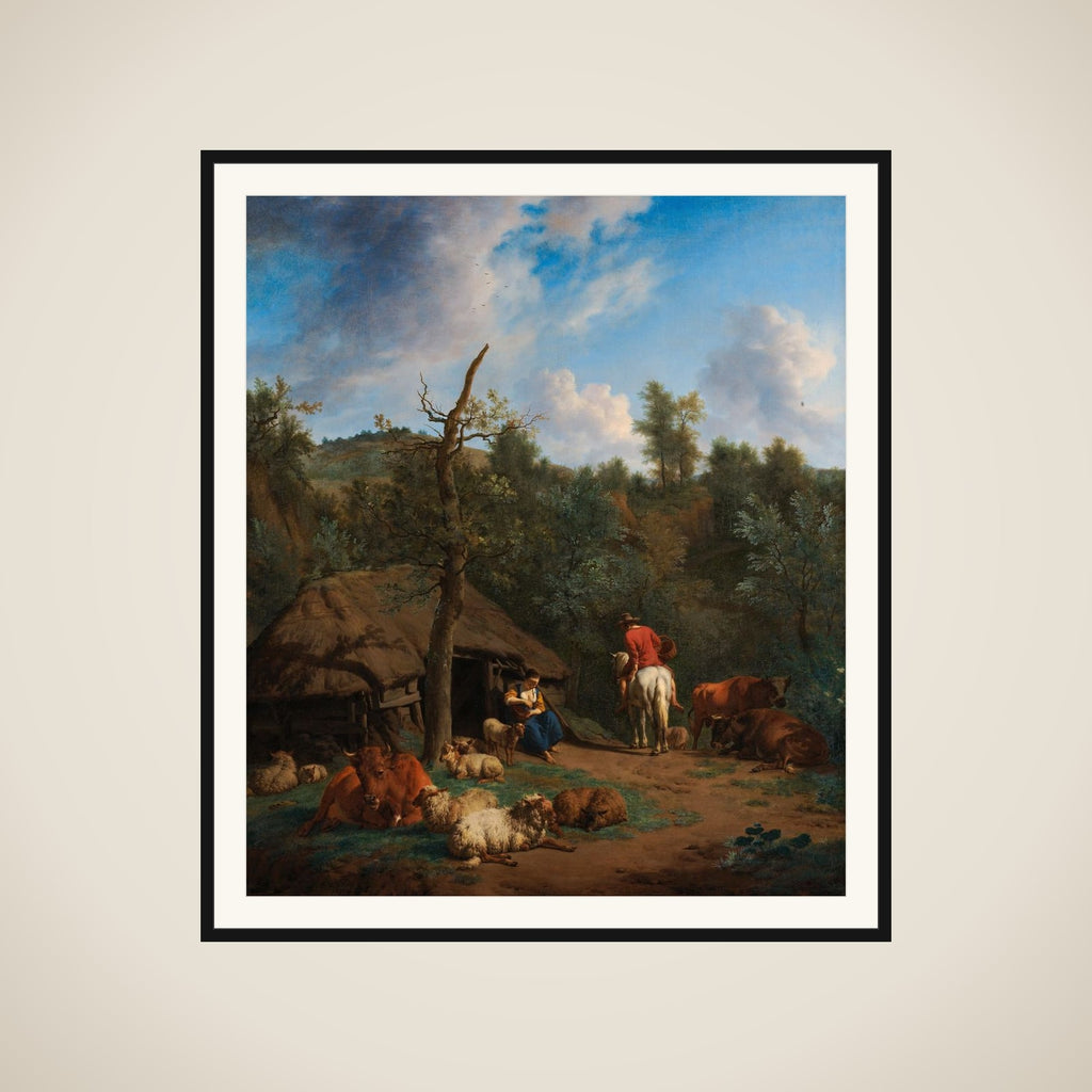 The Hut framed