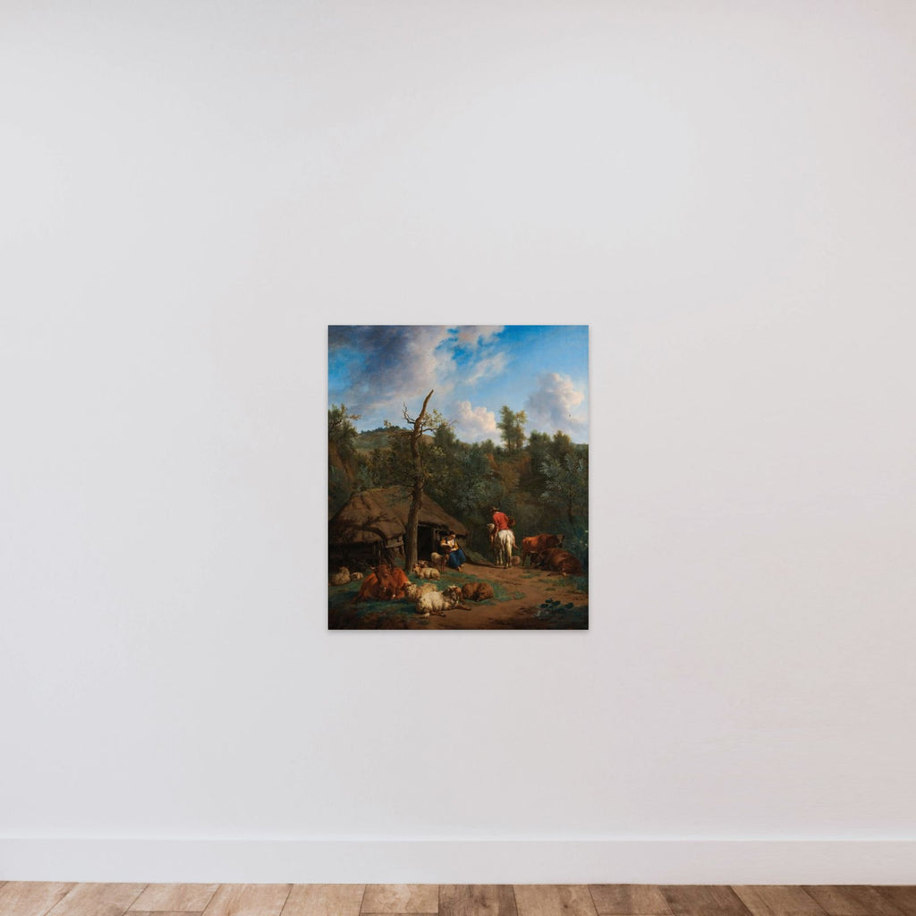 The Hut unframed — shown to scale