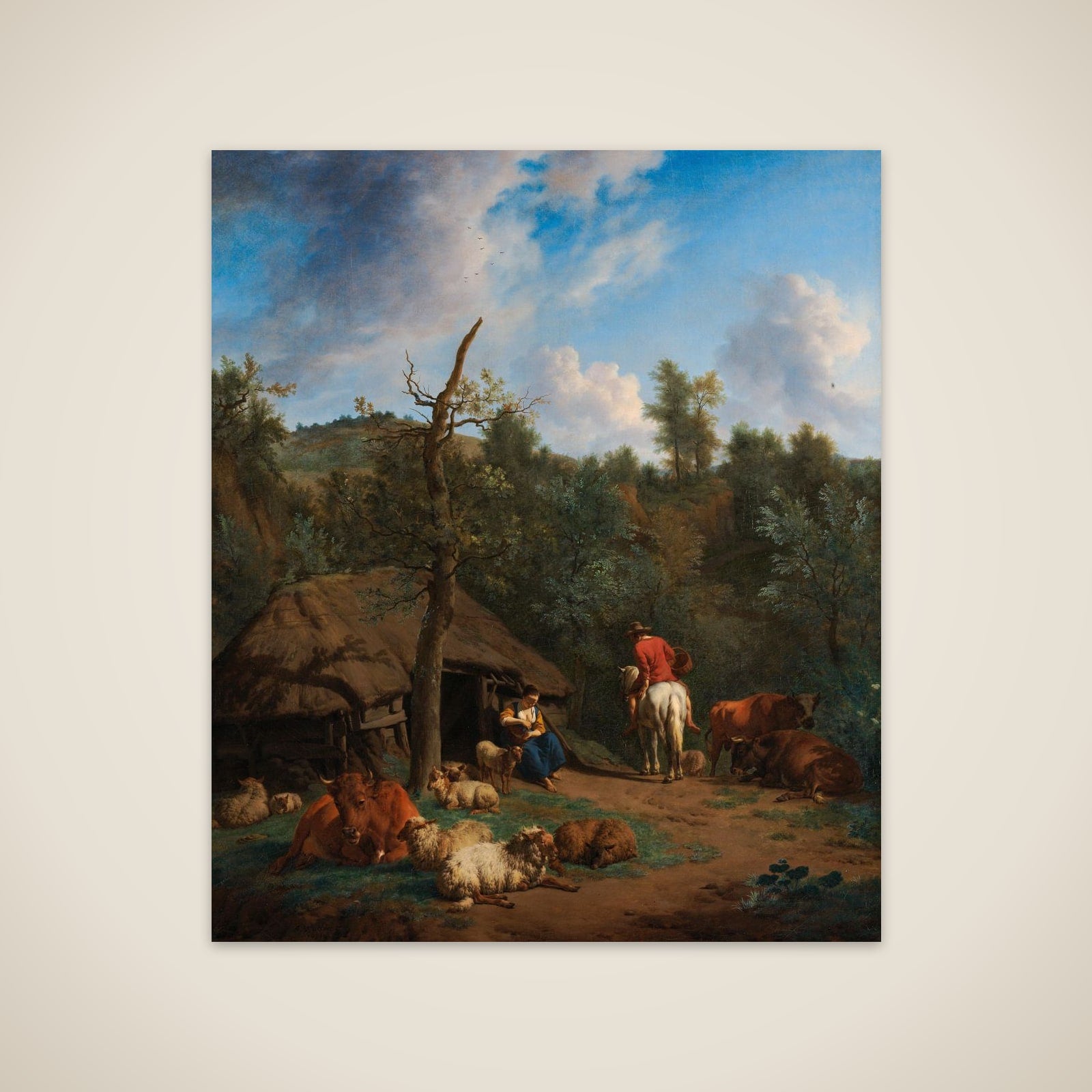 The Hut unframed print