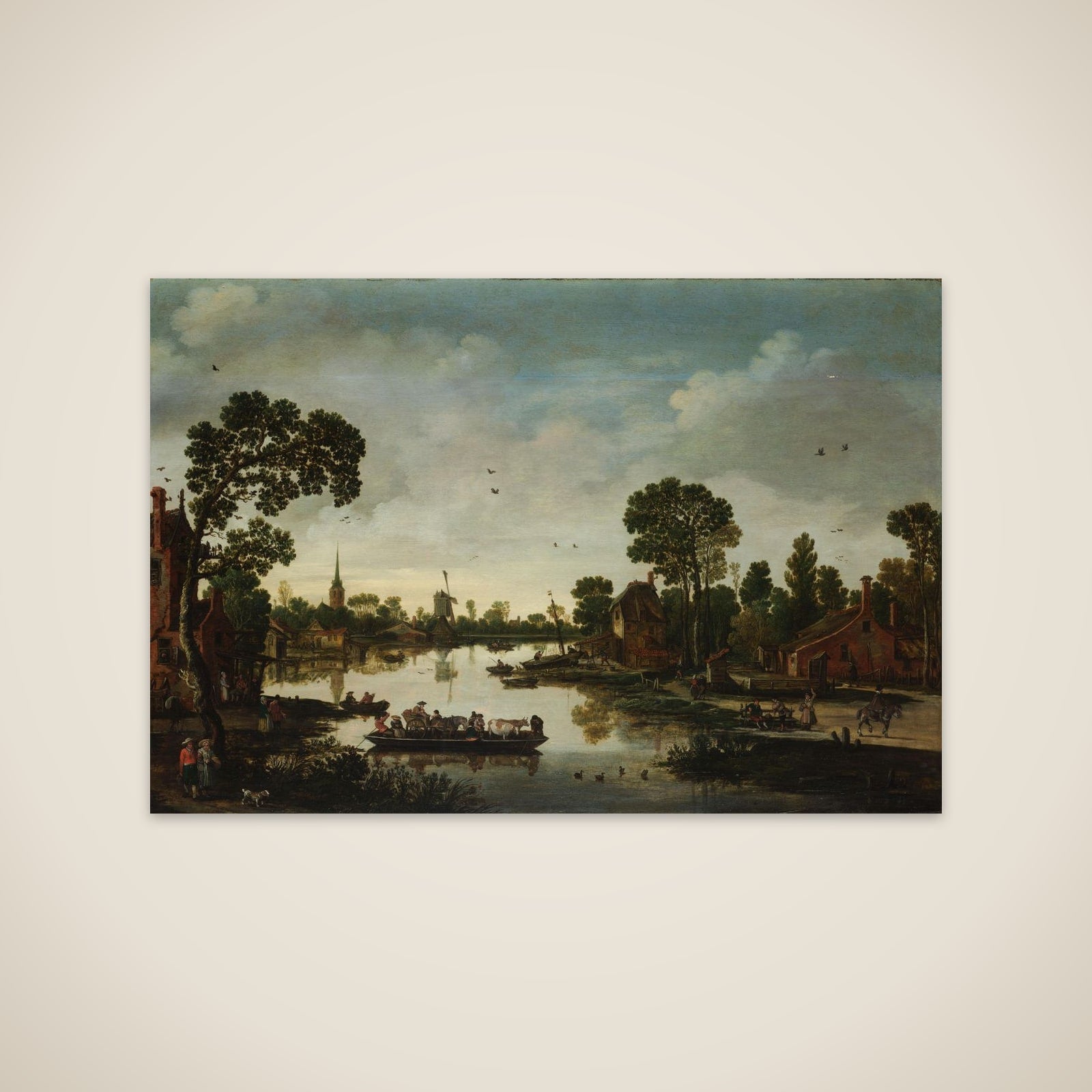 The Cattle Ferry unframed print