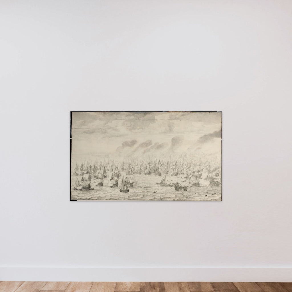 The Battle of Terheide, 10 August 1653: an episode from the First Anglo-Dutch War (1652-54) unframed — shown to scale