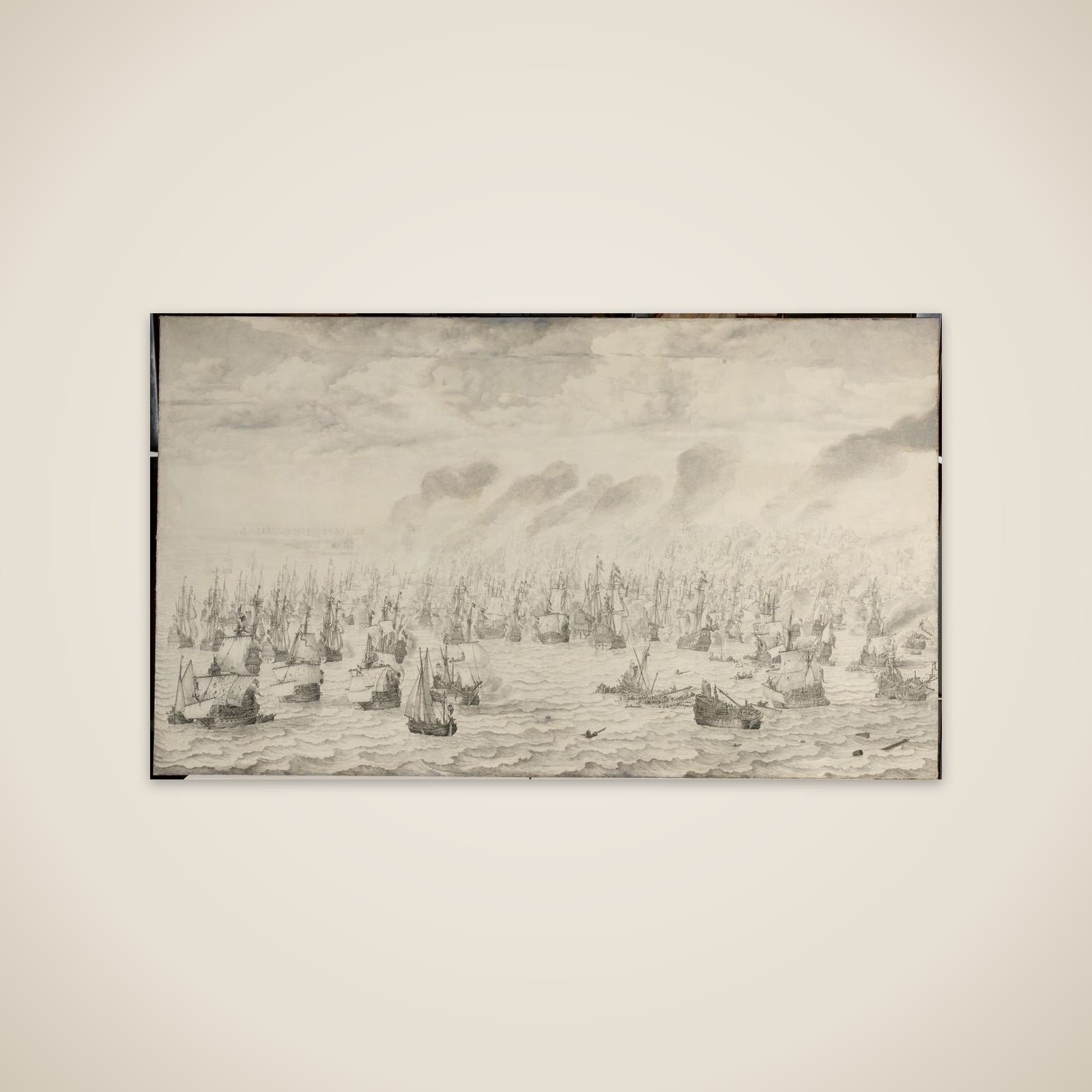 The Battle of Terheide, 10 August 1653: an episode from the First Anglo-Dutch War (1652-54) unframed print