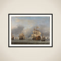 The Capture of the Royal Prince framed