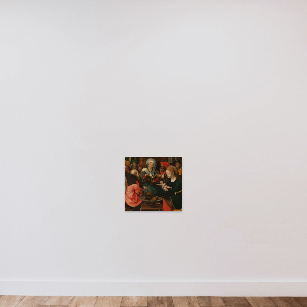 Holy Kinship unframed — shown to scale