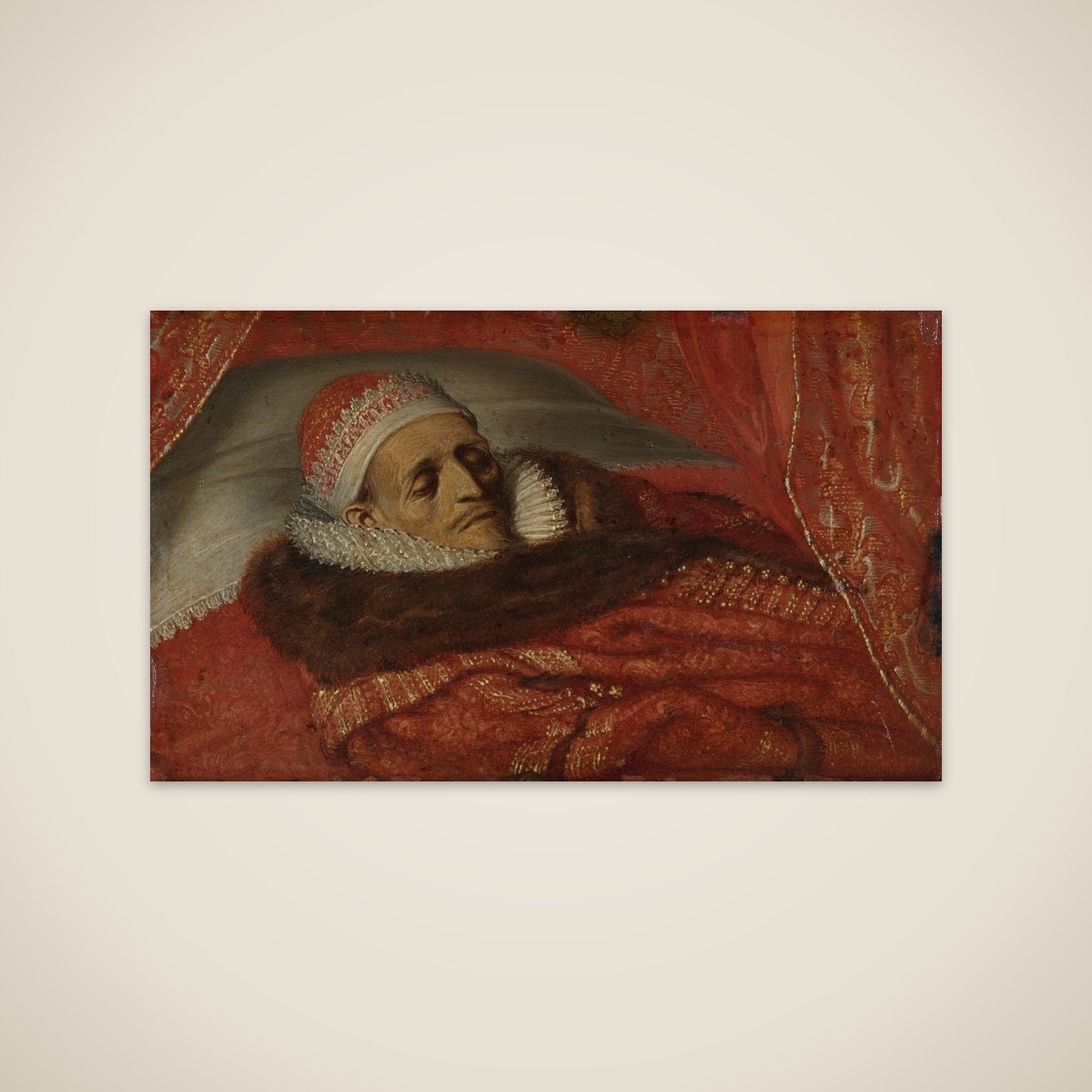 Maurits (1567-1625), Prince of Orange, Lying in State, 1625 unframed print