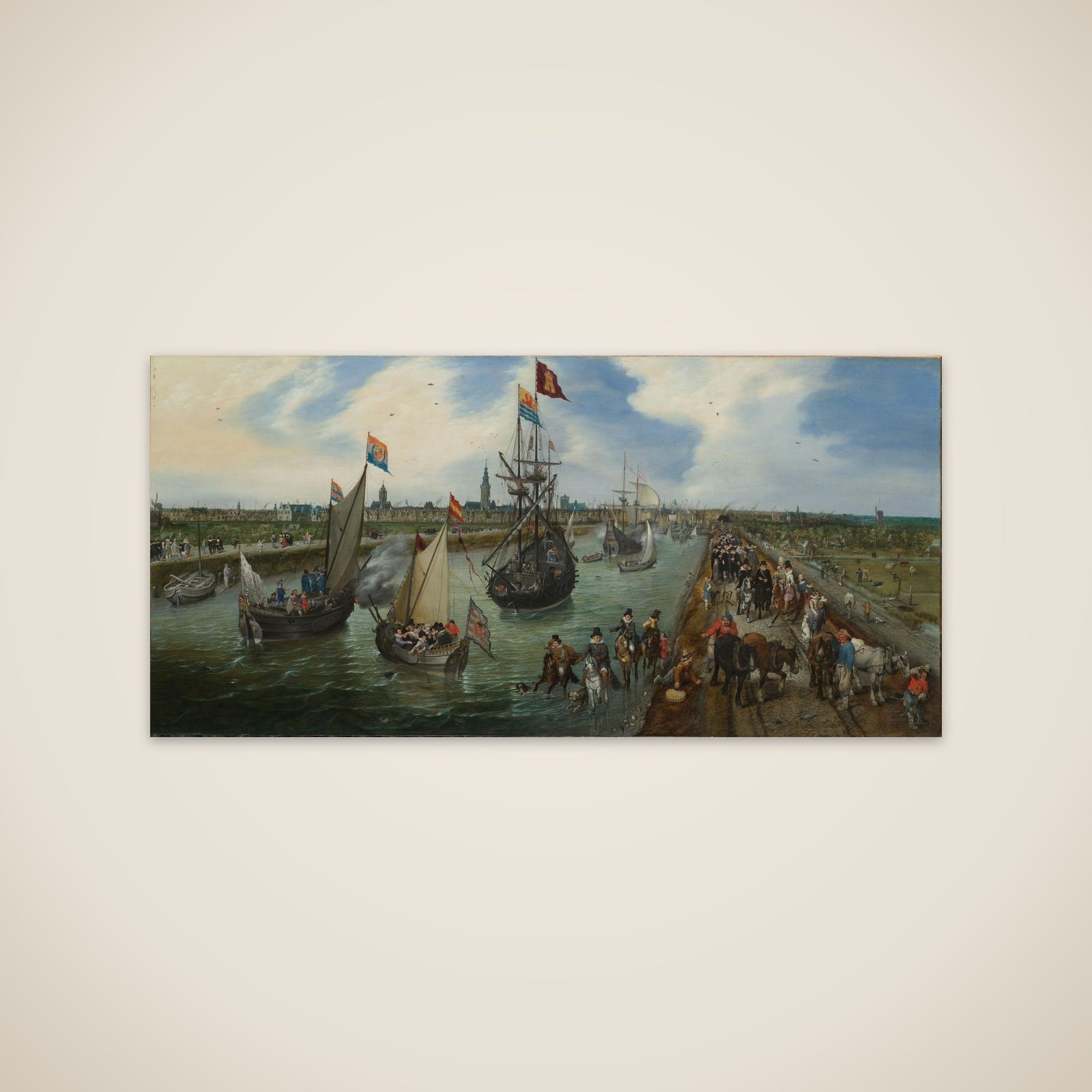 The Departure of a Dignitary from Middelburg unframed print