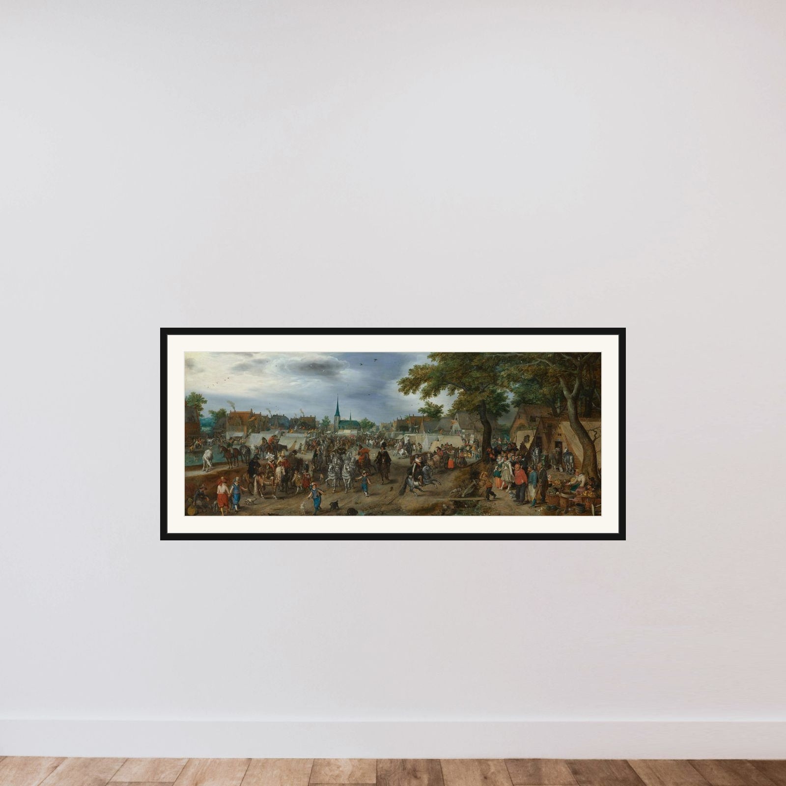 Princes Maurits and Frederik Hendrik at the Valkenburg Horse Fair framed — shown to scale