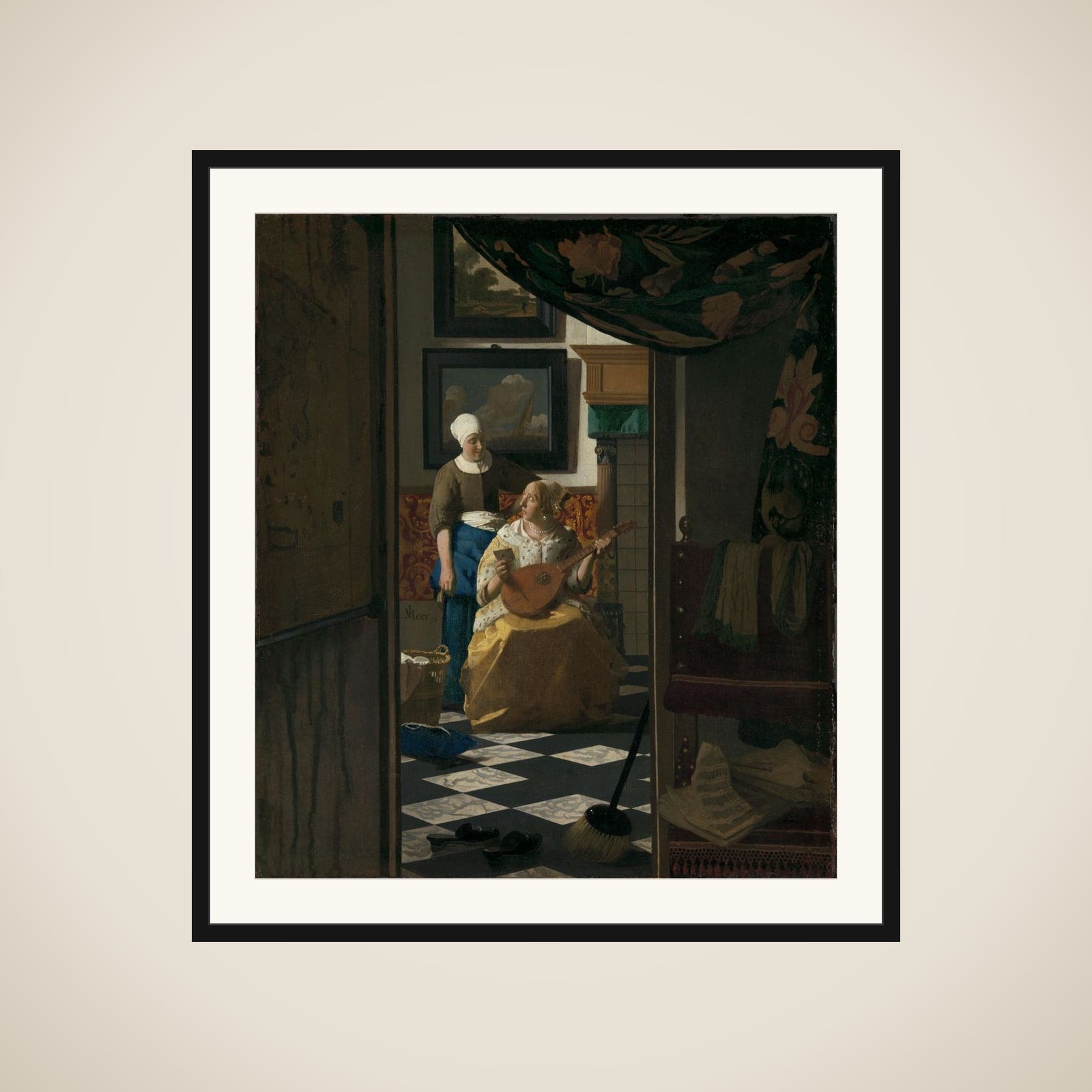 The Love Letter framed