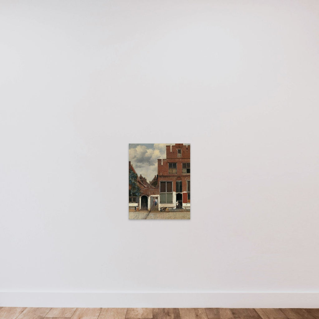 View of Houses in Delft, Known as ‘The Little Street’ unframed — shown to scale