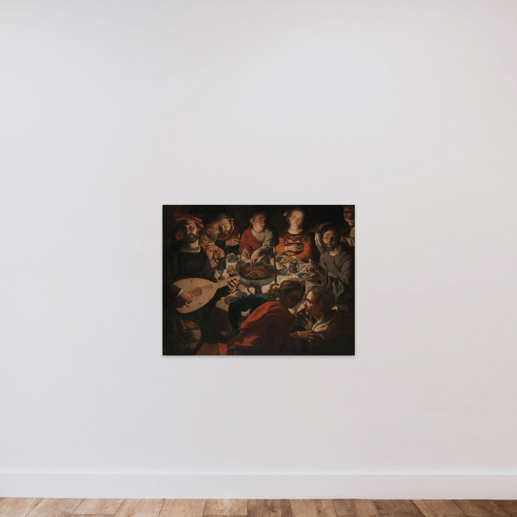 The calling of St John during the marriage at Cana unframed — shown to scale