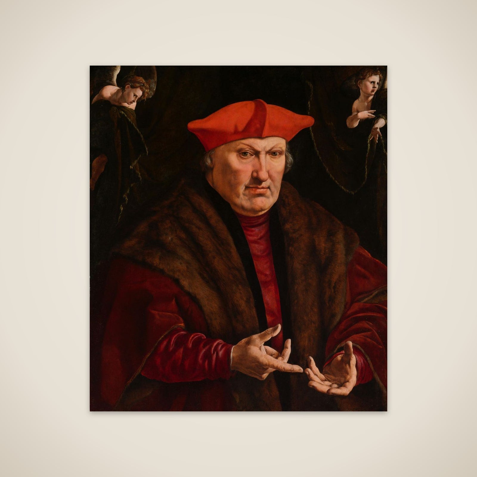 Portrait of Erard de la Marck unframed print