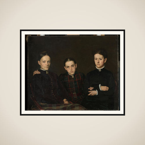 Cornelia, Clara and Johanna Veth, the Three Sisters of the Artist framed