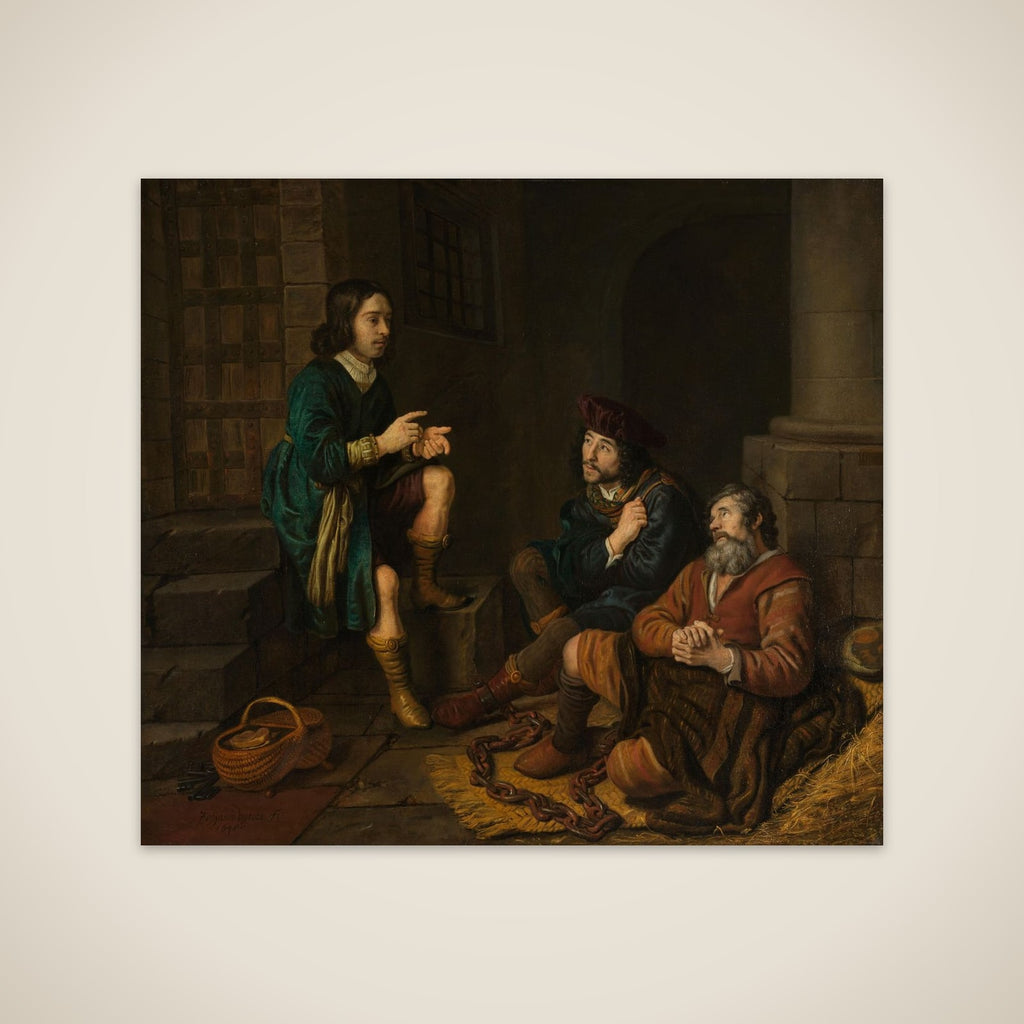 Joseph Interprets the Dreams of the Baker and the Butler unframed print