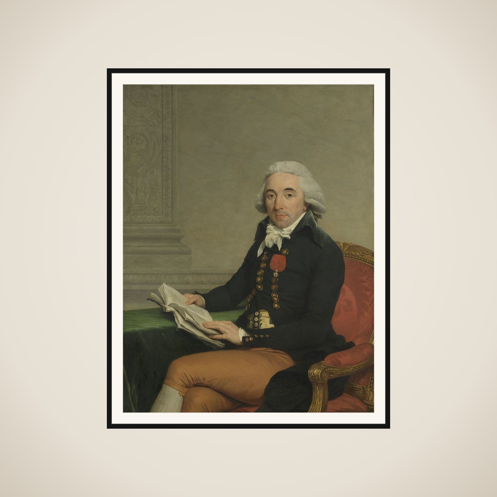 Portrait of a Man framed