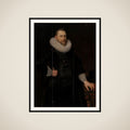 Portrait of Dirck Corver (1587-1633) framed