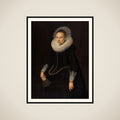 Portrait of Maria Overrijn van Schoterbosch (1599/1600-38) framed