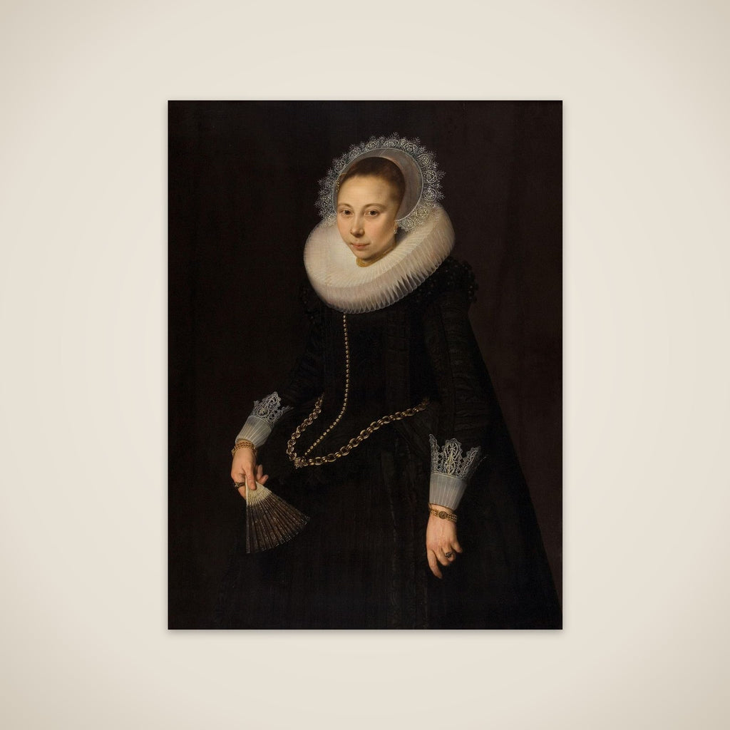 Portrait of Maria Overrijn van Schoterbosch (1599/1600-38) unframed print
