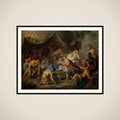 The Death of Epaminondas framed