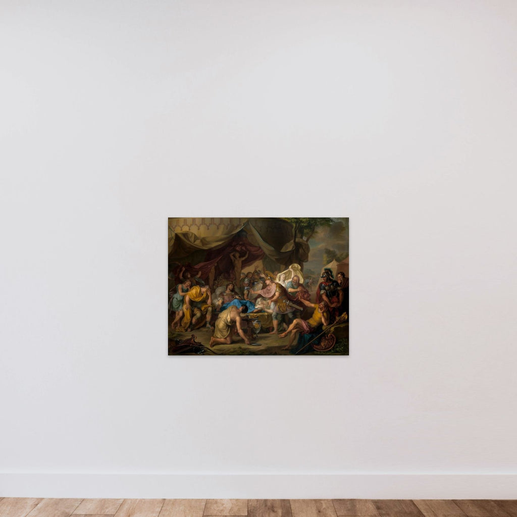 The Death of Epaminondas unframed — shown to scale