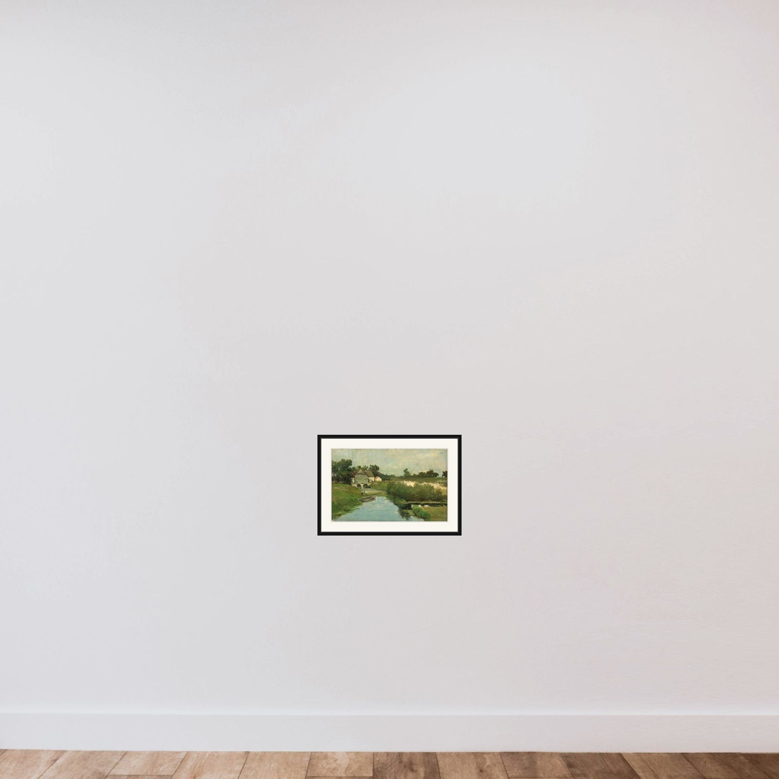 Summer Day framed — shown to scale