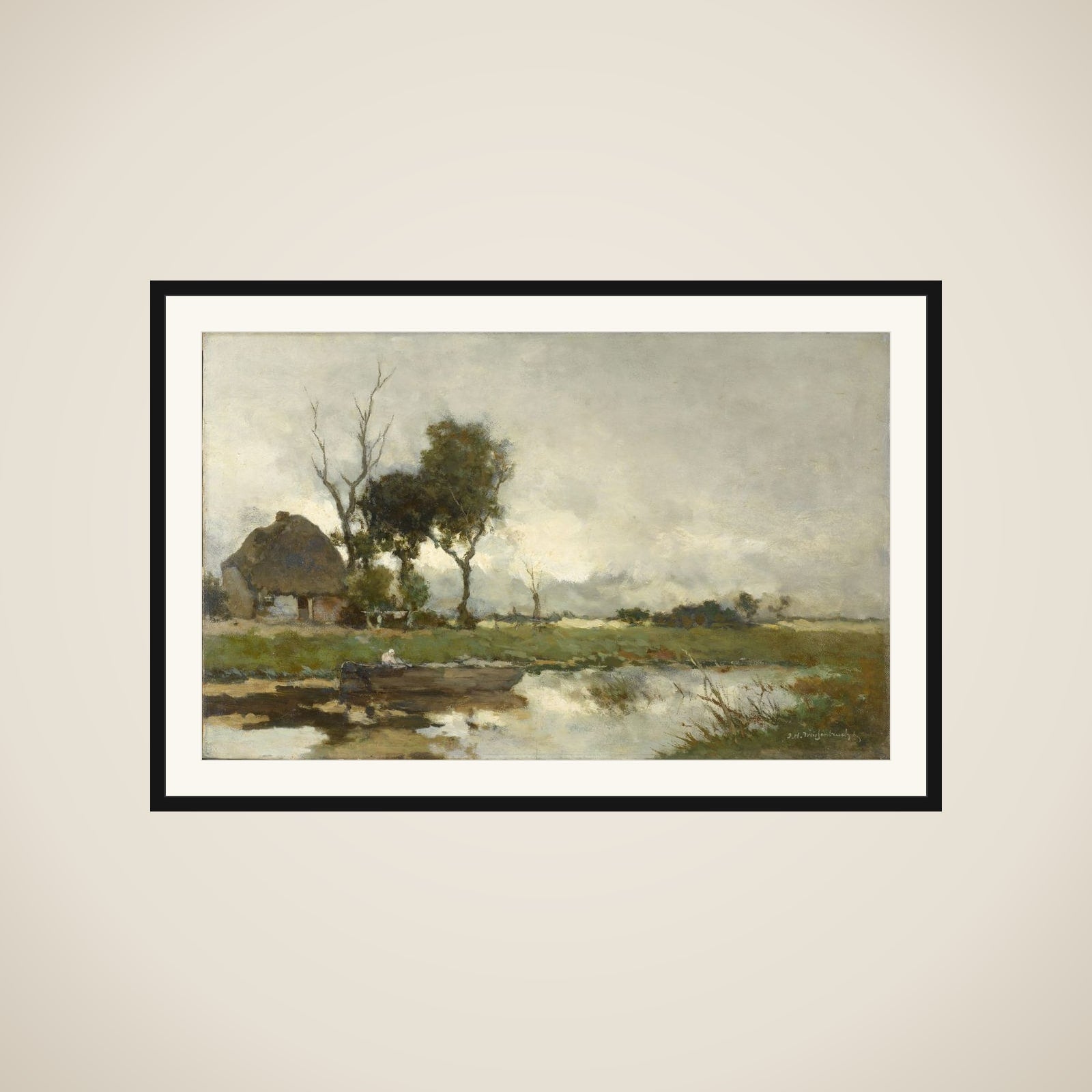 Autumn Landscape framed