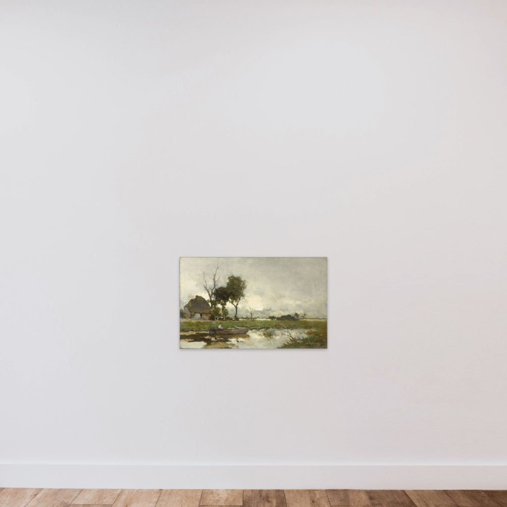 Autumn Landscape unframed — shown to scale