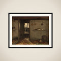 Cellar of the Artist’s Home in The Hague framed