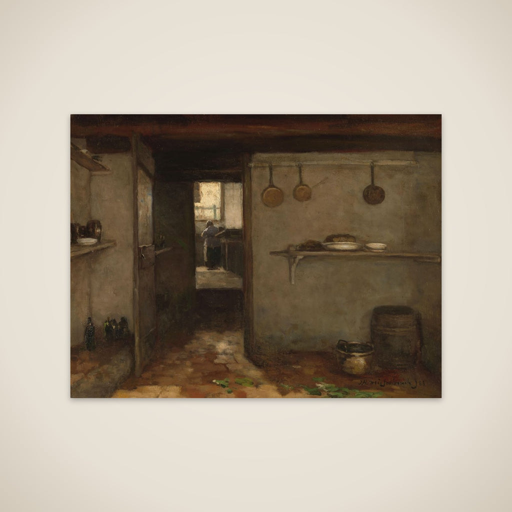 Cellar of the Artist’s Home in The Hague unframed print