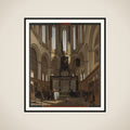 The Tomb of Michiel de Ruyter in the Nieuwe Kerk, Amsterdam framed
