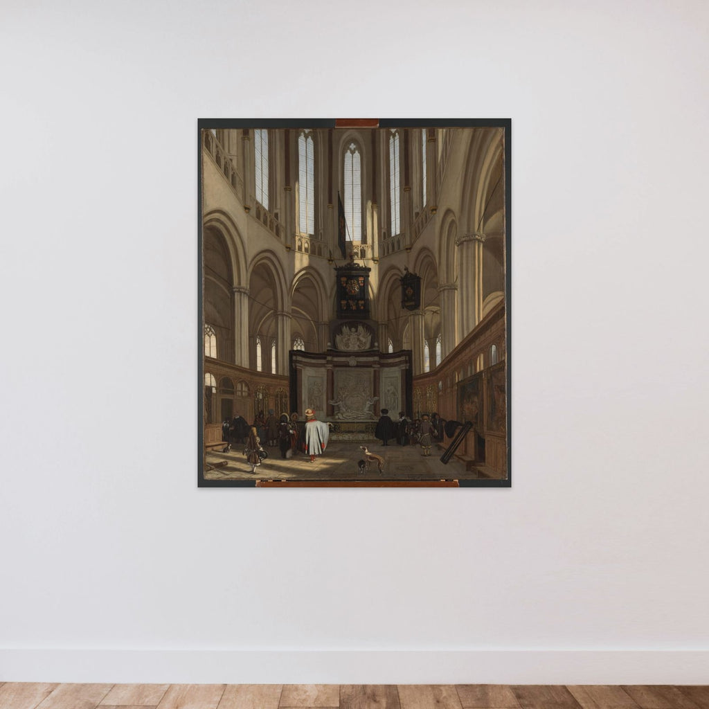 The Tomb of Michiel de Ruyter in the Nieuwe Kerk, Amsterdam unframed — shown to scale