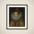 Portrait of Archduchess Isabella Clara Eugenia (1566-1633), Infanta of Spain framed